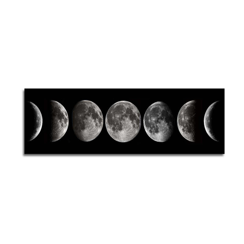 Tablou Canvas Eclipse Lunar, Multicolor, 120x50 cm