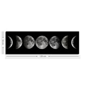 Tablou Canvas Eclipse Lunar, Multicolor, 120x50 cm