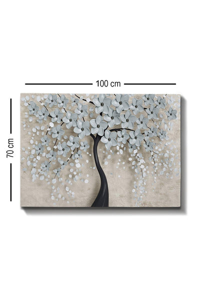 Tablou Canvas Gradina Japoneza, Multicolor, 100 x 70 cm