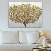 Tablou Canvas Hope, Auriu, 100x70 cm