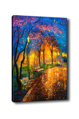 Tablou Canvas Lonely Night, Multicolor, 100 x 70 cm