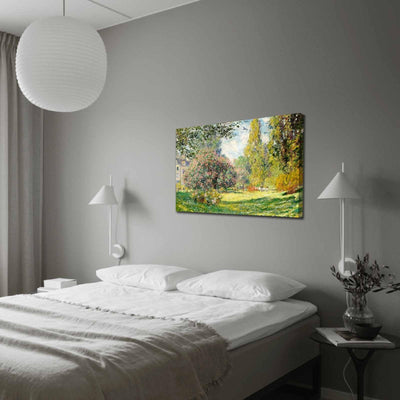 Tablou Canvas Primaverii, Multicolor, 100 x 70 cm