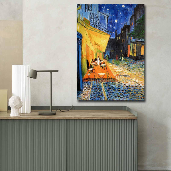 Tablou Canvas Van Gogh Cafe Terasa, Multicolor, 100x70 cm