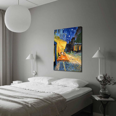 Tablou Canvas Van Gogh Cafe Terasa, Multicolor, 100 x 70 cm