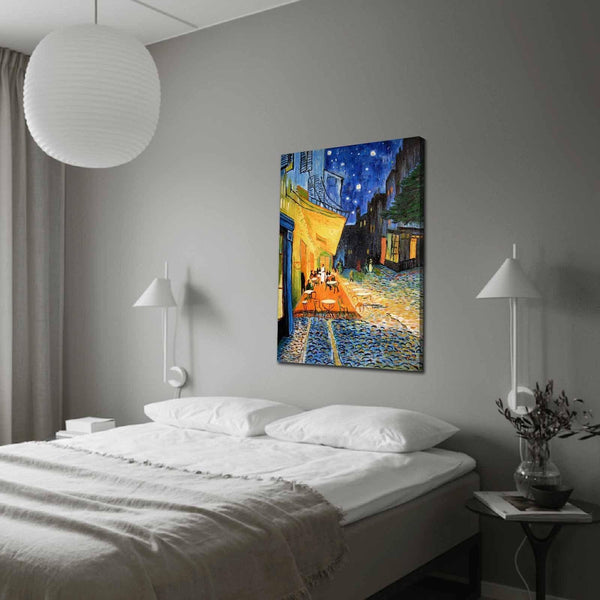 Tablou Canvas Van Gogh Cafe Terasa, Multicolor, 100x70 cm