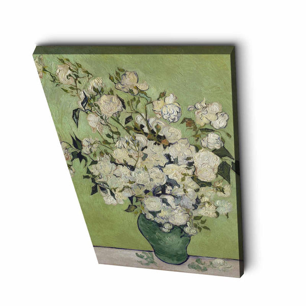 Tablou Canvas Vas cu Flori, Multicolor, 70x45 cm