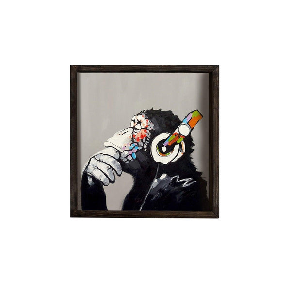 Tablou MDF Evila Originals, Multicolor, 333 cm, 33x33 cm