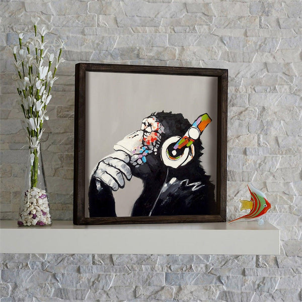 Tablou MDF Evila Originals, Multicolor, 333 cm, 33x33 cm