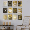 Tablou MDF Yellowland, Alb - Auriu- Gri, 15x20 cm, 12 bucati