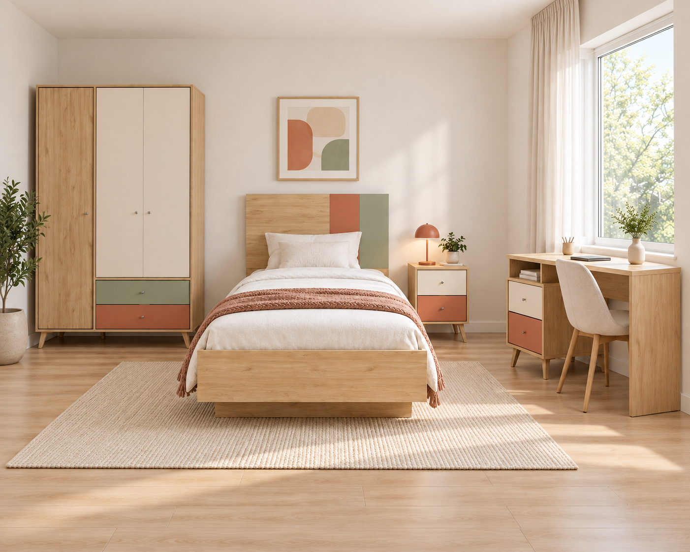 Mobilier Adore Tiffany într-o cameră luminoasă