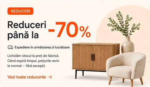 Reduceri de până la 70% și expediere în următoarea zi lucrătoare